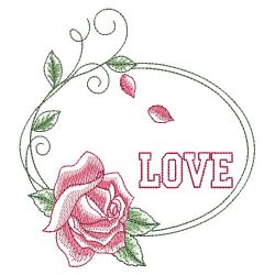 Sketched Roses 1 03(Sm) machine embroidery designs