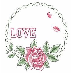 Sketched Roses 1 06(Lg) machine embroidery designs