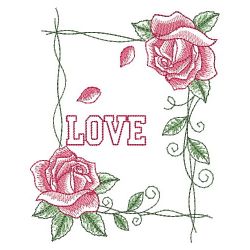 Sketched Roses 1 07(Sm) machine embroidery designs