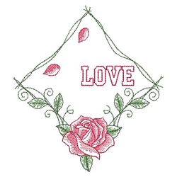 Sketched Roses 1 08(Lg) machine embroidery designs