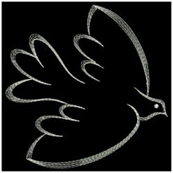 Dove Outlines 03(Lg) machine embroidery designs