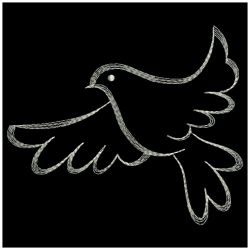 Dove Outlines 05(Lg) machine embroidery designs