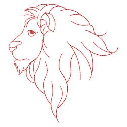 Redwork African Animals 02(Lg) machine embroidery designs