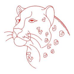 Redwork African Animals 06(Sm) machine embroidery designs