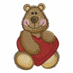 Valentine Bear 01 machine embroidery designs