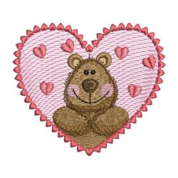 Valentine Bear 03 machine embroidery designs