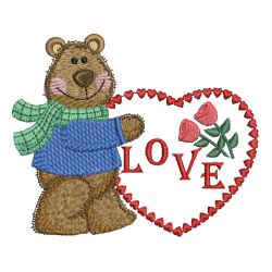 Valentine Bear 09 machine embroidery designs