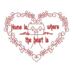 Redwork Home Is Where The Heart Is 03(Md)