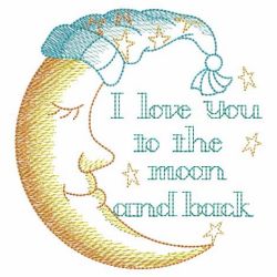 I Love You To The Moon And Back 01(Md) machine embroidery designs