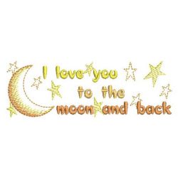 I Love You To The Moon And Back 02(Sm) machine embroidery designs