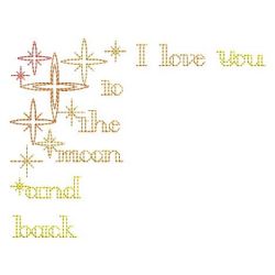 I Love You To The Moon And Back 09(Lg) machine embroidery designs