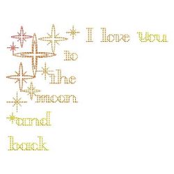 I Love You To The Moon And Back 09(Md)