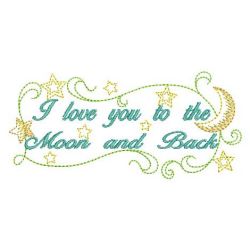 I Love You To The Moon And Back 12(Md) machine embroidery designs