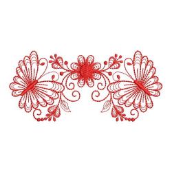 Redwork Rippled Butterflies 1 11(Md)