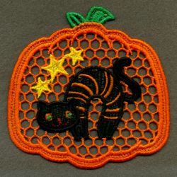 FSL Mug Rug Halloween machine embroidery designs
