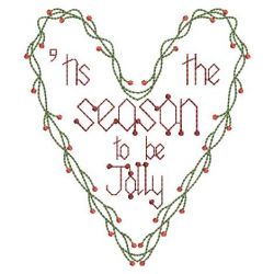 Tis The Season To Be Jolly 01(Md) machine embroidery designs