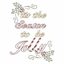 Tis The Season To Be Jolly 08(Md) machine embroidery designs