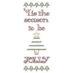 Tis The Season To Be Jolly 09(Sm) machine embroidery designs