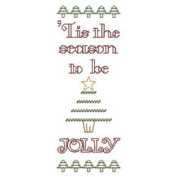 Tis The Season To Be Jolly 09(Lg) machine embroidery designs