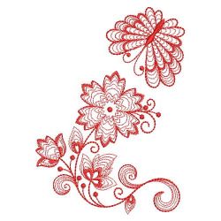 Redwork Rippled Butterflies 2 02(Md) machine embroidery designs