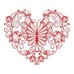 Redwork Rippled Butterflies 2 05(Sm) machine embroidery designs