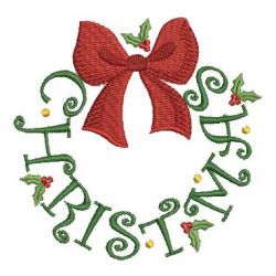 Merry Christmas 07 machine embroidery designs