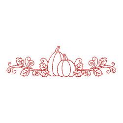 Redwork Autumn Borders(Md) machine embroidery designs