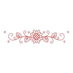Redwork Autumn Borders 02(Lg)