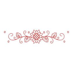 Redwork Autumn Borders 02(Md) machine embroidery designs