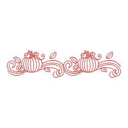 Redwork Autumn Borders 05(Lg)