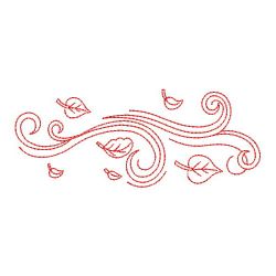 Redwork Autumn Borders 09(Lg) machine embroidery designs