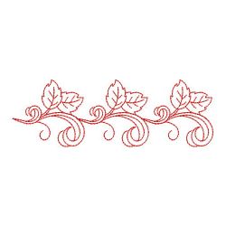 Redwork Autumn Borders 10(Md) machine embroidery designs