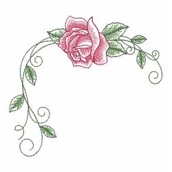 Sketched Roses 2 02(Md) machine embroidery designs