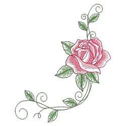 Sketched Roses 2 05(Sm) machine embroidery designs