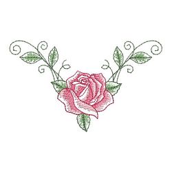 Sketched Roses 2 09(Lg) machine embroidery designs