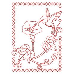 Redwork Hummingbirds(Sm) machine embroidery designs