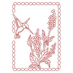 Redwork Hummingbirds 02(Lg) machine embroidery designs