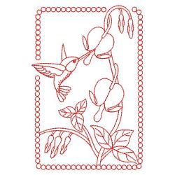 Redwork Hummingbirds 05(Sm) machine embroidery designs