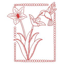 Redwork Hummingbirds 06(Md) machine embroidery designs