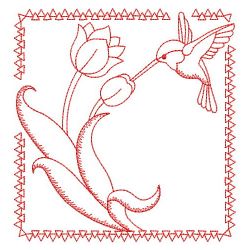 Redwork Hummingbirds 11(Sm)