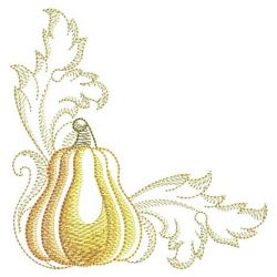 Baroque Pumpkin 02(Lg) machine embroidery designs