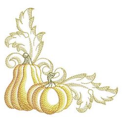 Baroque Pumpkin 06(Lg) machine embroidery designs