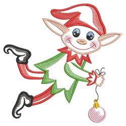 Vintage Christmas Elf 03(Sm) machine embroidery designs