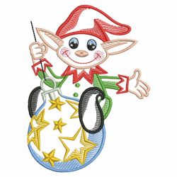 Vintage Christmas Elf 05(Md) machine embroidery designs
