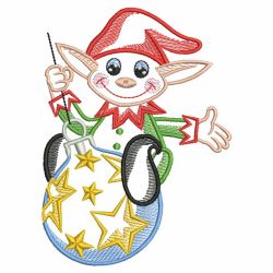 Vintage Christmas Elf 05(Lg) machine embroidery designs