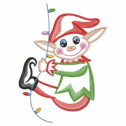 Vintage Christmas Elf 07(Sm) machine embroidery designs