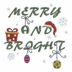 Merry Christmas 10 machine embroidery designs