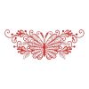 Redwork Rippled Butterflies 1 08(Lg)