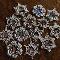 Snowflake Photo Ornaments